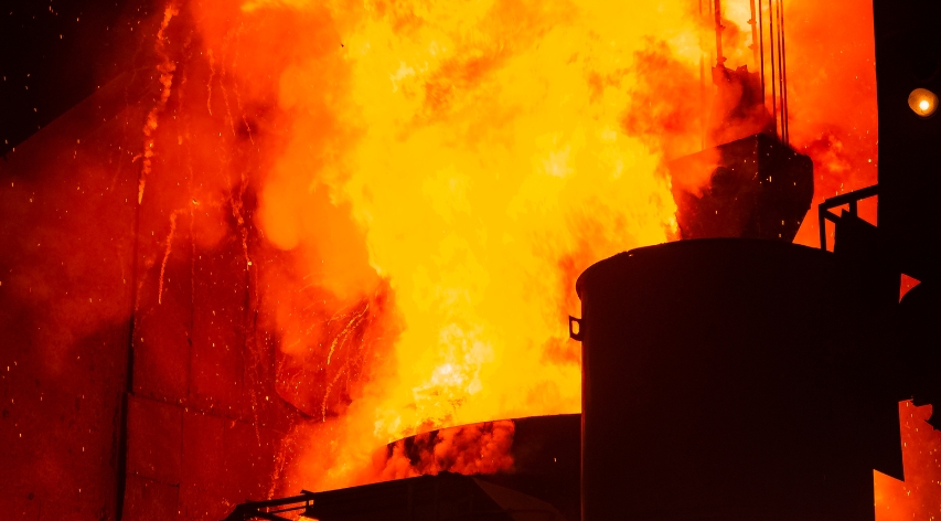 Chemical Plant Fire